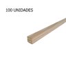 100 Ripas Sarrafos 3x3x150 Cm Madeira de Pinus Artesanato - 2