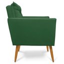 Ver imagem 7 de Kit 2 Poltronas E Namoradeira 2 Lugares Olivia Suede Verde