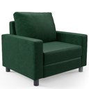 Ver imagem 1 de Poltrona Decorativa Para Sala De Estar E Recepção Malta L02 Facto Verde Musgo - Lyam Decor