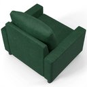 Ver imagem 7 de Poltrona Decorativa Para Sala De Estar E Recepção Malta L02 Facto Verde Musgo - Lyam Decor