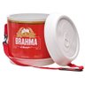 Cooler Térmico Brahma Brasil Vermelho 20 Litros Para Até 12 Latas Com Alça de Transporte - 3