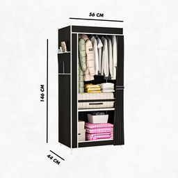 Guarda Roupa Closet Dobrável Organizador Capa de Tecido - 2