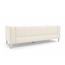 Ver imagem 7 de Sofá Perola 3 Lugares Kubo 210cm Bouclé Off White - Sallar Home