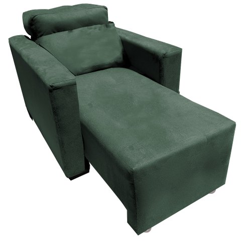 Poltrona Do Papai  Retratil e Reclinavel Florença Verde