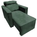 Ver imagem 1 de Poltrona Do Papai Retratil e Reclinavel Florença Verde