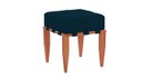 Ver imagem 1 de Puff Decorativo Pérola - Tecido Azul Royal