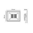 Ver imagem 2 de REFLETOR BLINDADO 200W BIVOLT BRANCO FRIO IP65 OPUS