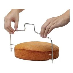 Kit Confeiteiro: Bailarina Prato Giratório Decorar Bolo + Nivelador Cortador Fio Duplo - 7