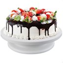 Ver imagem 2 de Kit Confeiteiro: Bailarina Prato Giratório Decorar Bolo + Nivelador Cortador Fio Duplo