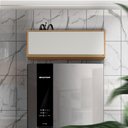 Ver imagem 1 de Armário Para Geladeira Porta Basculante 70 cm Nature Off White Ferrara Shop JM