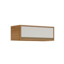 Ver imagem 2 de Armário Para Geladeira Porta Basculante 70 cm Nature Off White Ferrara Shop JM