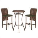 Ver imagem 1 de Mesa Bistro e 2 Banquetas Roma Marrom Corda Náutica 13 Marrom