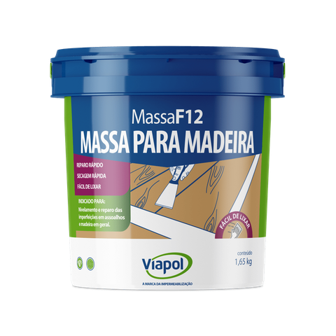 Massa Madeira Cerejeira 1,65kg F12 Fusecolor Lt Viapol