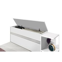 Cama Solteiro Jade com Baú 2 Gavetas  Color Flex - 7