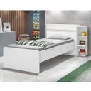 Ver imagem 2 de Cama Solteiro Jade com Baú 2 Gavetas Color Flex