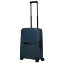 Ver imagem 4 de Mala de Bordo Magnum Eco Samsonite Polipropileno Cadeado Tsa 4 Rodas Duplas Giro 360 Azul Marinho P