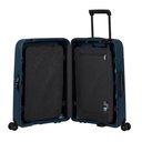 Ver imagem 2 de Mala de Bordo Magnum Eco Samsonite Polipropileno Cadeado Tsa 4 Rodas Duplas Giro 360 Azul Marinho P