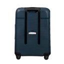 Ver imagem 3 de Mala de Bordo Magnum Eco Samsonite Polipropileno Cadeado Tsa 4 Rodas Duplas Giro 360 Azul Marinho P