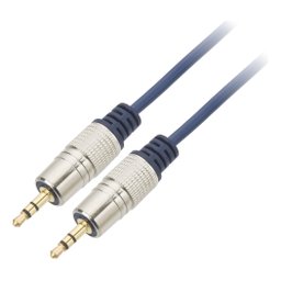 Cabo P2 + P2 St Metal Profissional - Cabo Azul - 3m Tebera - 2