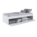 Ver imagem 2 de Quarto Juvenil com Cama Guarda Roupas e Mesa de Cabeceira 80 Tókio Art In Móveis