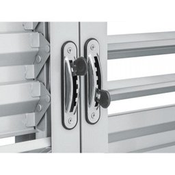 Porta Balcão de Correr Aço Veneziana Sasazaki Prátika 6 Folhas Multiflex 217 x 200 x 16,5cm - 2 Porta Balcão de Correr Aço Veneziana Sasazaki Prátika 6 Folhas Multiflex 217 x 200 x 16,5cm - 2