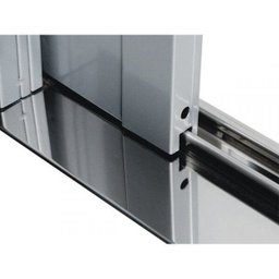 Porta Balcão de Correr Aço Veneziana Sasazaki Prátika 6 Folhas Multiflex 217 x 200 x 16,5cm - 3 Porta Balcão de Correr Aço Veneziana Sasazaki Prátika 6 Folhas Multiflex 217 x 200 x 16,5cm - 3