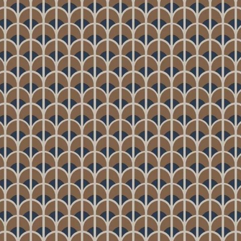 Papel de Parede Thema Geométrico Marrom 28869