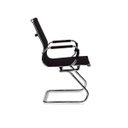 Ver imagem 3 de Cadeira Interlocutor Baixa Charles Eames Esteirinha Preto