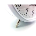 Ver imagem 4 de Despertador Mecânico Corda Retro Antigo Relógio Aço Som Alto branco