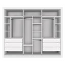 Ver mais imagens de Closet Casal sem Portas 6 Gavetas Itália -Mt- Rei de Casa Branco