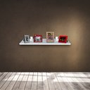 Ver imagem 2 de PRATELEIRA SIMPLES TROVARELLI BRANCA 30X15 CM COM SUPORTE