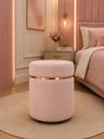 Ver imagem 4 de Kit de Puff Superior Rose Gold, Cor Rosa Linho - Let Móveis