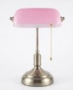 Ver imagem 5 de Abajur Banker Rosa Clássico Luminária de Mesa Retro Luxo