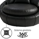 Ver imagem 6 de Poltrona Decorativa Safira Base Giratoria Courino Tcs 724 Moll