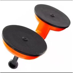 Ventosa Dupla Plástica Capac 80kg para Movimentação de Vidros, Pedras, Metais, Espelhos Porcelanato - 4
