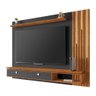 Painel Hanover P/ Tv Até75" Fita de Led Preto Fosco/naturale - 1