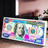 Quadro Dolar Benjamin Franklin Ilustrativo:170x85 cm/BRANCA - 4