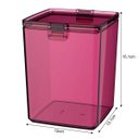 Ver imagem 3 de Pote Guarda Fácil Hermético 1,5L Biscoitos Bolachas - Colors - Rosa