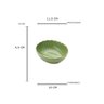 Centro de Mesa Cerâmica Banana Leaf Verde 11,5x10x4,5cm Lyor 4132 - 3