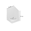 Ver imagem 2 de Spot Plafon De Sobrepor Ar70 Quadrado Branco Direcionavel Gu10 Lup01
