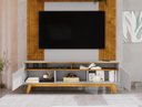 Ver imagem 5 de Estante Home Atalaia para Tv de 75" Naturalle/off-white - Bechara