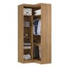 Guarda Roupa Roupeiro de Canto em L Amendola/ Branco 2 Portas para Quarto - 2