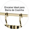 Porta Temperos 7 Peças Suporte Porta Condimentos Para Barra - Dourado - 6