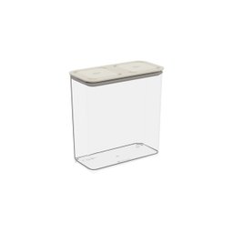 Pote Retangular Hermético Coza Modo Capacidade 2,7l Cor Light Gray - 1
