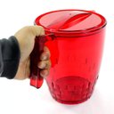 Ver imagem 2 de Jarra Para Suco ou Água Modelo Trama 3 Litros - Vermelho