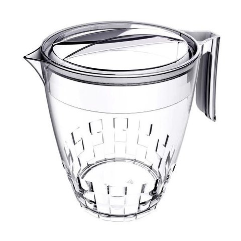 Jarra Para Suco ou Água Modelo Trama 3 Litros - Transparente
