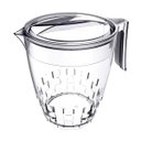 Ver imagem 1 de Jarra Para Suco ou Água Modelo Trama 3 Litros - Transparente