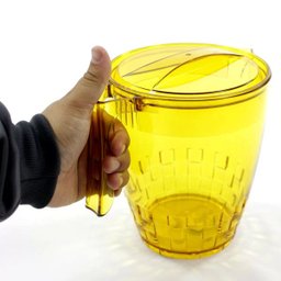 Jarra Para Suco ou Água Modelo Trama 3 Litros - Amarelo - 2