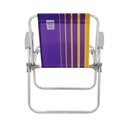 Ver imagem 6 de Kit 6 Cadeira de Praia Camping Alumínio Samoa Roxo Tramontina