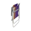 Ver imagem 7 de Kit 6 Cadeira de Praia Camping Alumínio Samoa Roxo Tramontina